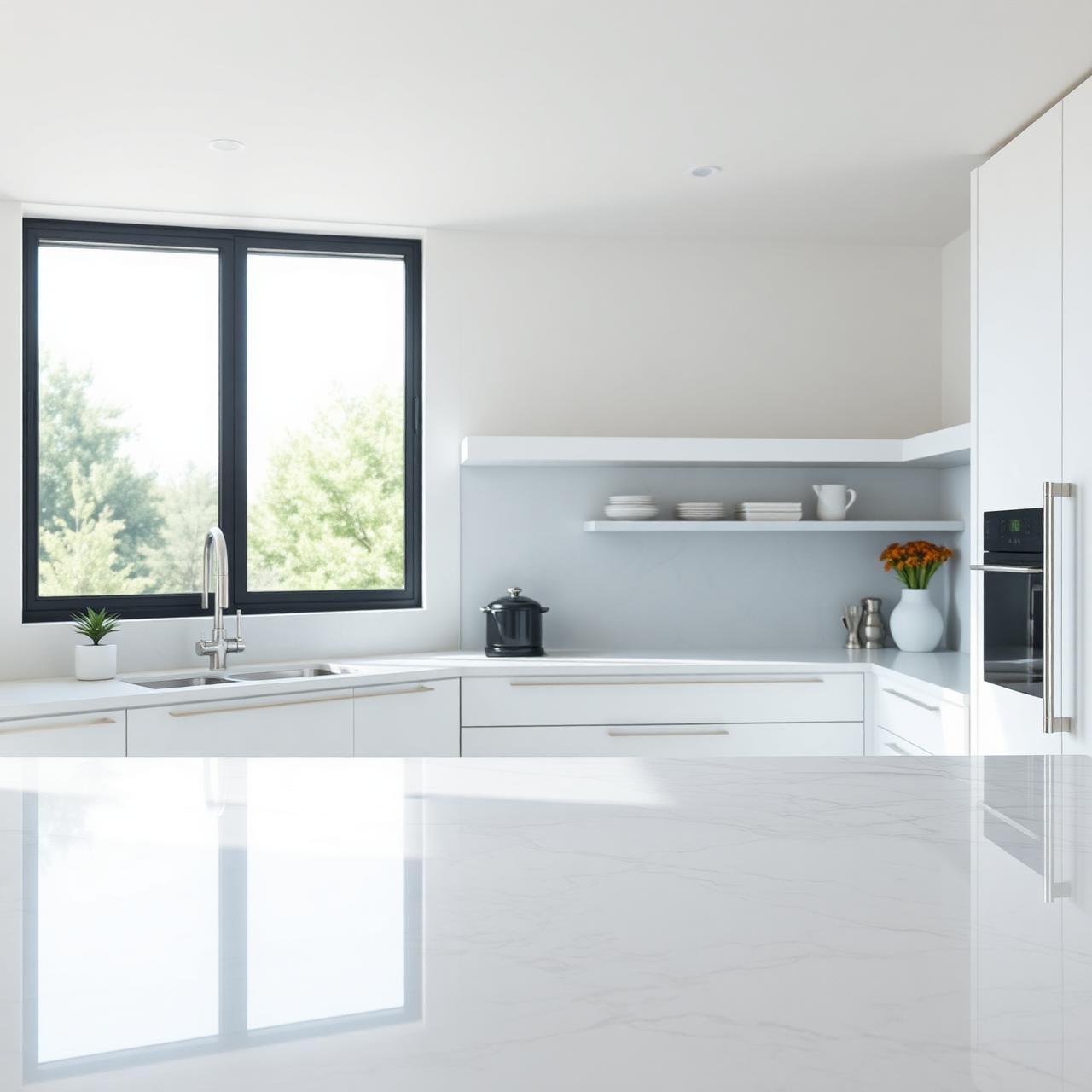 Pristine clean kitchen