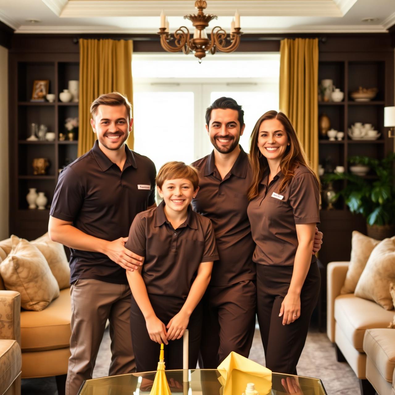 Crystal Cleaning Services family team