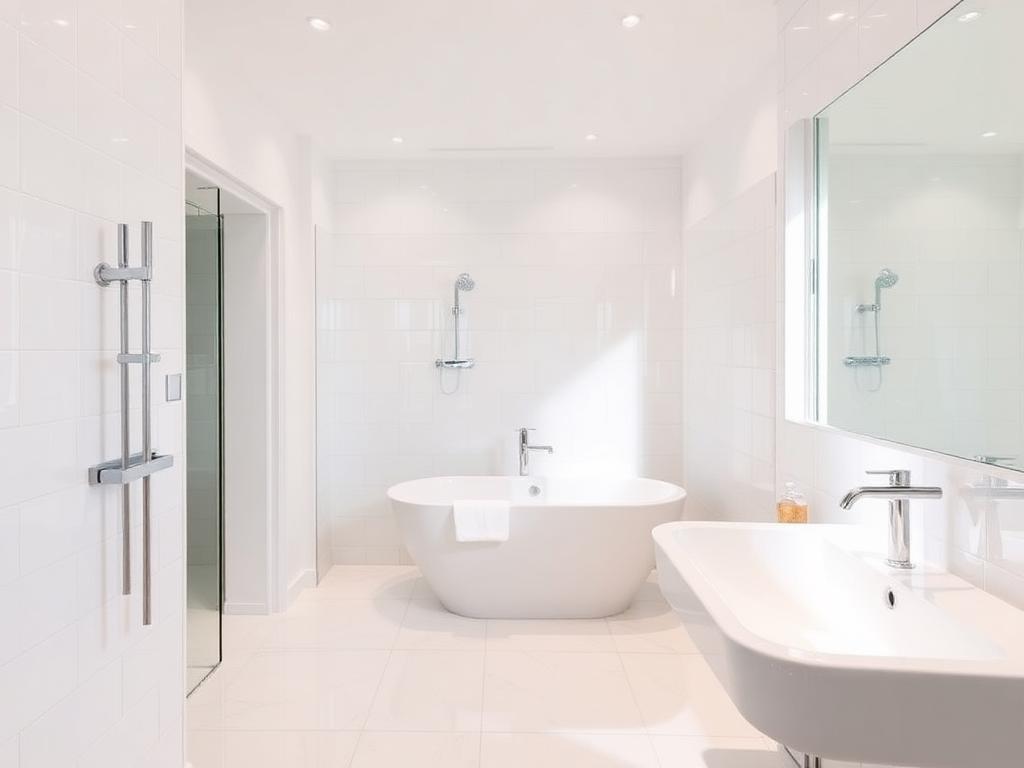 Bathroom after cleaning