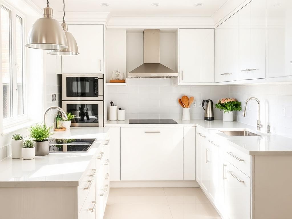 Kitchen after cleaning