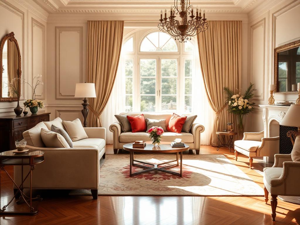 Living room after cleaning